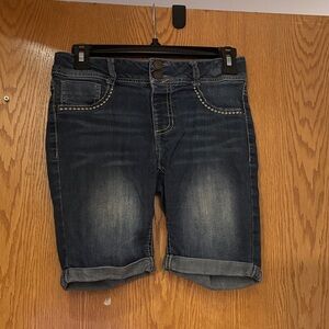 Mudd, girls denim shorts, 14